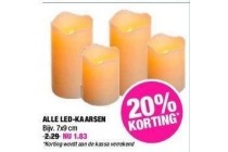 alle led kaarsen