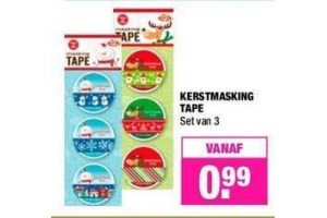 kerstmasking tape