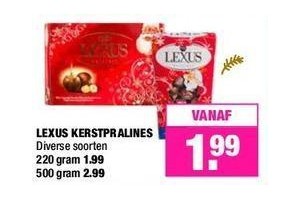 lexus kerstpralines