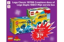 lego classic 10706 creatieve doos of lego duplo 10851 mijn eerste bus