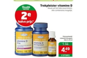 trekpleister vitamine d