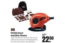 black en decker multischuurmachine mouse ka161bc qs