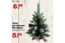 tafel kerstboom nordique