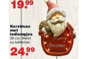 kerstman met ledlampjes