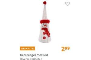 kerstkegel met led