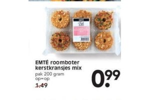 emte roomboter kerstkransjes mix