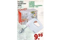 dunlop handmixer 150w