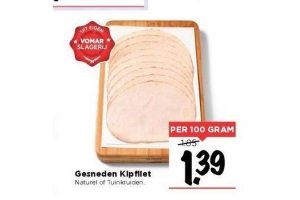 gesneden kipfilet