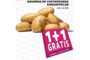 kruimige of vastkokende aardappelen