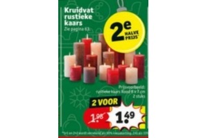 kruidvat rustieke kaars