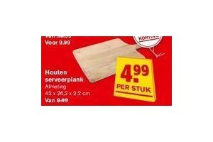 houten serveerplank