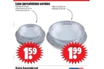 luxe porseleinen servies
