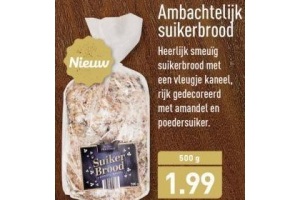 ambachtelijk suikerbrood