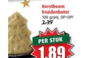 kruidenboter kerstboom