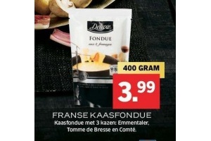 deluxe franse kaasfondue