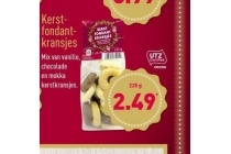 kerst fondant kransjes
