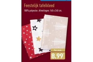 feestelijk tafelkleed