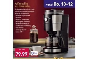 koffiemachine met bonenmaler