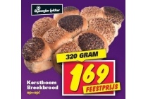 bijzonder lekker kerstboom breekbrood