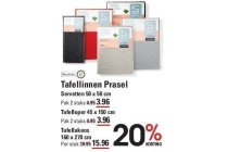 tafellinnen prasel