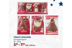 libeert chocolade kerstfiguren