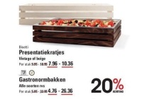 bisetti kratjes en gastronormbakken