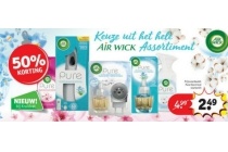 50 op het hele air wick assortiment