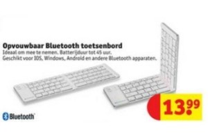 opvouwbaar bluetooth toetsenbord