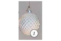 kerstballen glas wit en zilver diameter 8cm set van 6 stuks