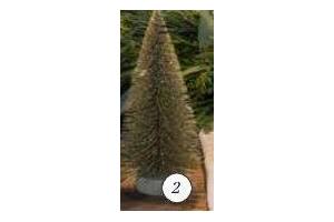 kerstboom kunststof met glitter diverse kleuren en maten