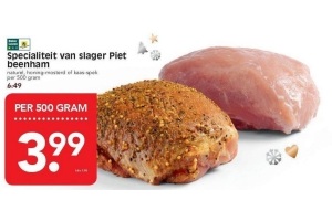 specialiteit van slager piet beenham