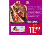 ambachtelijke jamon curado