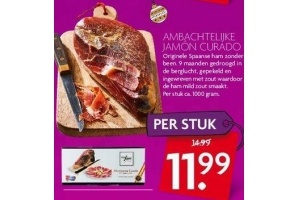 ambachtelijke jamon curado