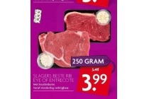 slagers beste rib eye of entrecote