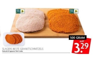 slagers beste gehaktschnitzels