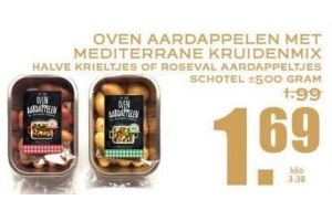 oven aardappelen met mediterrane kruidenmix