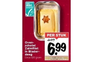 ovenschotel zalmfilet in bladerdeeg