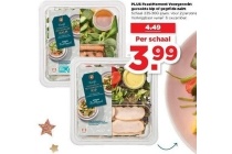 plus feestmoment voorgerecht gerookte kip of gegrilde zalm