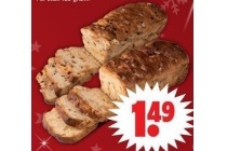 pure ambacht roomboter of cranberry suikerbrood