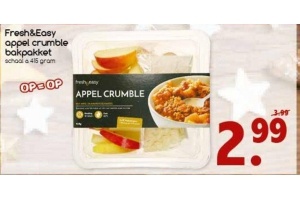 fresh en easy appel crumble bakpakket