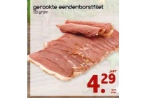 gerookte eendenborstfilet