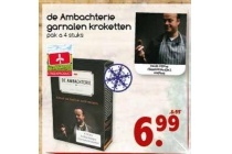 de ambachterie garnalen kroketten