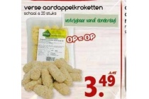 verse aardappelkroketten