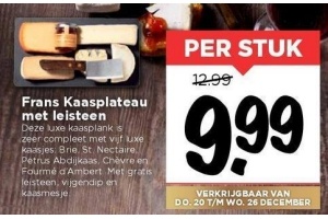 franse kaasplateau met leisteen