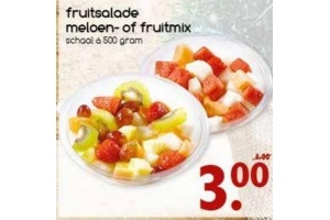 fruitsalade meloen of fruitmix