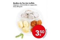bonbon du ton trio truffels