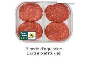 blonde d aquitaine duitse biefstukjes