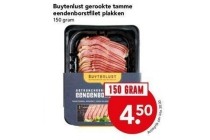 buytenlust gerookte tamme eendenborstfilet plakken