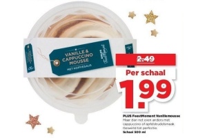 plus feestmoment vanillemousse