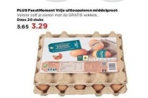 plus feestmoment vrije uitloopeieren middelgroot